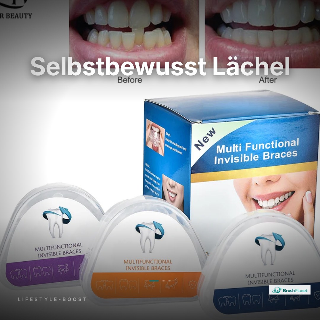 3-Stufen Zahnspangen-Trainer Komplett-Set – Transparente Zahnkorrektur für Erwachsene