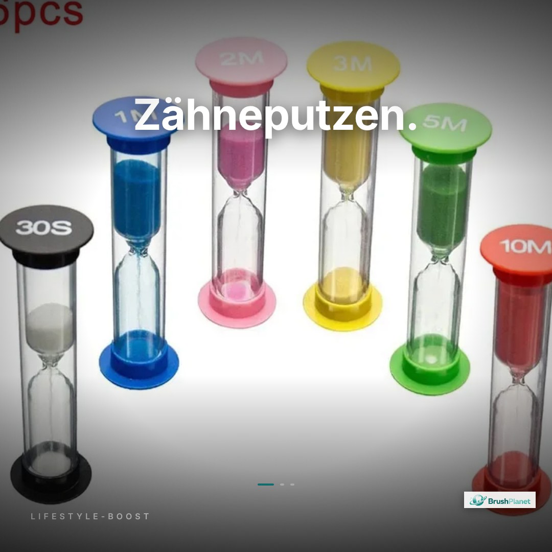 Zahnputz-Sanduhr für Kinder – 2 Minuten Timer, 6er / 12er / 18er Set