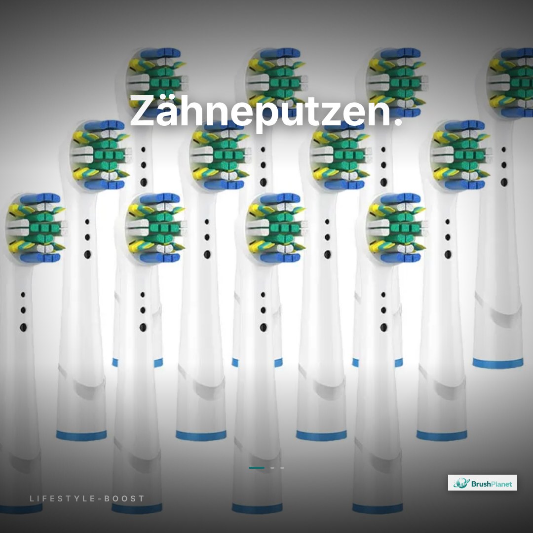 FlossAction Ersatz-Bürstenköpfe für Oral-B Elektrische Zahnbürste – DuPont-Borsten, 4 bis 20 Stück