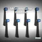 4er-Set CrossAction Ersatz-Bürstenköpfe für Oral-B iO 2/3/4/5/6/7/8/9/10 – Weiche DuPont-Borsten