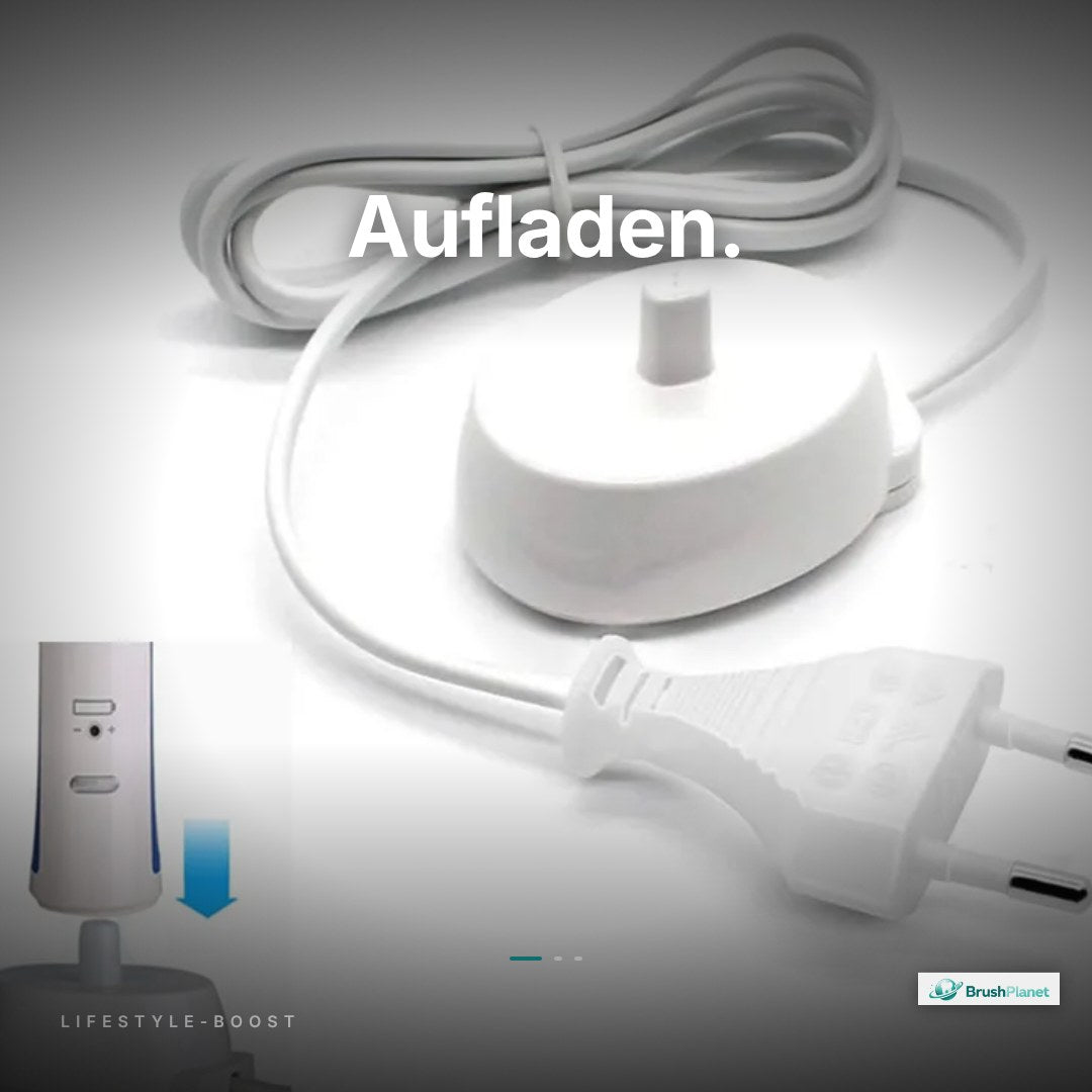 Induktions-Ladegerät für Oral-B & Braun Elektrische Zahnbürste – IP67 Wasserdicht, EU & USB