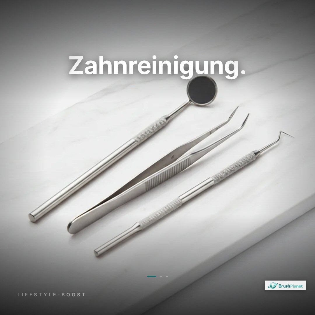 3-teiliges Dentalwerkzeug-Set aus Edelstahl – Professionelle Zahnsteinentfernung